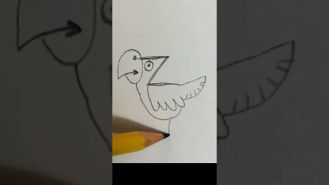 Z TO BIRD! LETTER TO ANIMAL! Quick and Easy Doodle Ideas! Doodle Art #shorts #global #drawing #birds