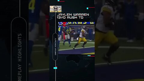 Jaylen Warren 13YD Rush TD #warren #jaylen #tds #steelers #rush