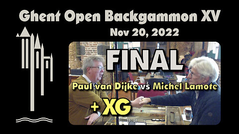 Ghent Open Backgammon XV - FINAL - 20 Nov 2022