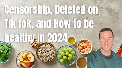 Censorship, Tik tok ban, shilajit, federal reserve, and how to be healthy in 2024