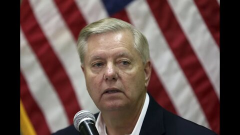 Lindsey Graham speaks to press after Biden resolved to withdraw U.S. troops from Afghanistan