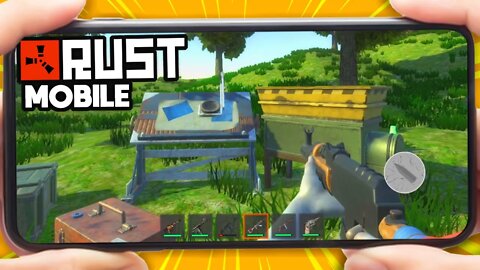 NOVO RUST MOBILE ( GAMEPLAY ) TOTLAS SURVIVAL