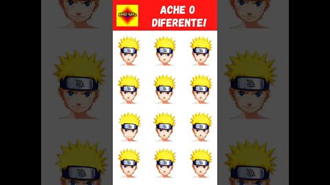 Ache o Emoji Diferente de Naruto - Quiz Anime