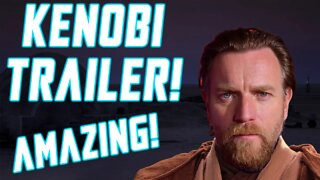 STAR WARS KENOBI OFFICIAL TRAILER REVIEW AND REACTION!