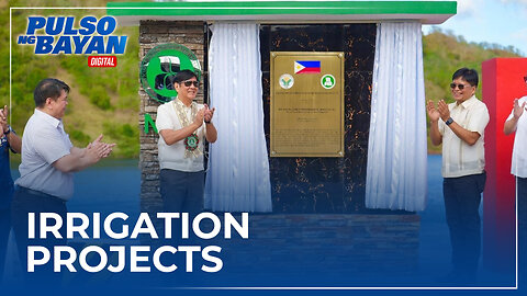 PBBM, inatasan ang DA at NIA na tapusin ang pagtatayo ng irrigation projects sa bansa