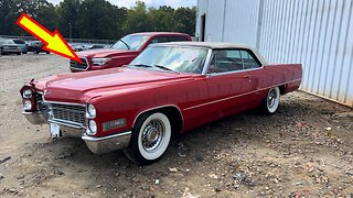 SPOTTED THIS ONE OF ONE OLD SCHOOL CADILLAC DEVILLE AT AUCTION!