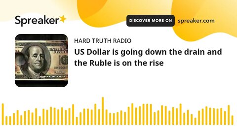 US Dollar is going down the drain and the Ruble is on the rise #USA #Russia #economics #Collapse