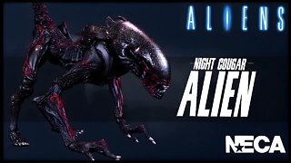 NECA Toys Aliens Night Cougar Alien Figure @The Review Spot