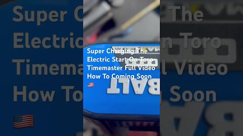 Supercharged Key Start On Toro Timemaster Lawnmower #mower #hack #motor