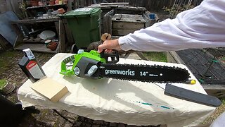 Greenworks 10.5 Amp 14-Inch Corded Chainsaw - Unboxing and Review