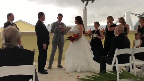Couple weds after pandemic-related postponements in Juno Beach