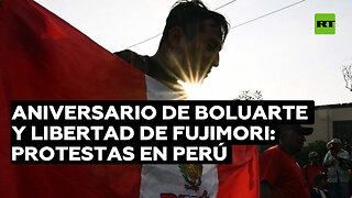 Cientos se manifiestan en Perú al cumplirse un año de Boluarte y tras la excarcelación de Fujimori