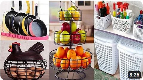 Space Saving Kitchen Organisers/ Amazon kitchen products/Racks/pantry/ Baskets