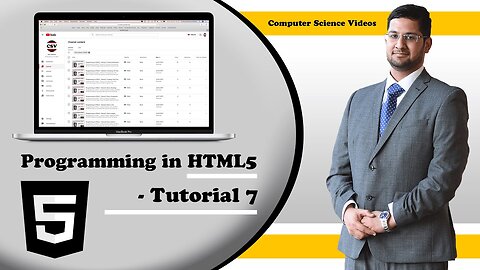 Programming In HTML5 - Tutorial 7 | Basic Images