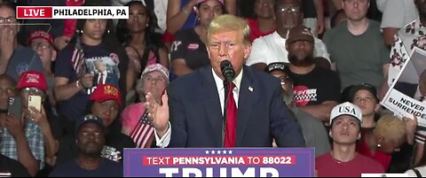 President Donald Trump Philadelphia, Pennsylvania Rally 6/22/24