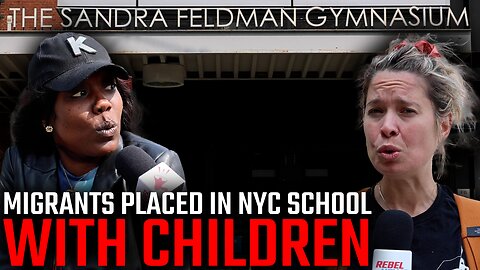 NYC Parents Fight Back After Migrants Housed In School Gym — During Class!