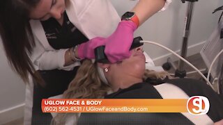 UGlow Face & Body offers a device that stimulates collagen production