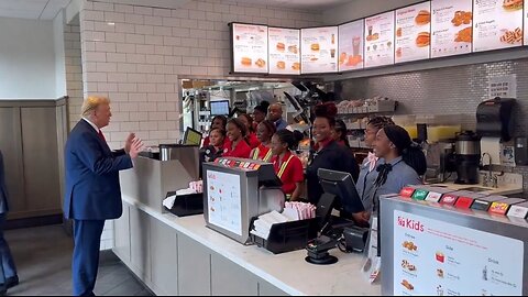 Trump Surprise: Visits Chick-Fil-A in Atlanta