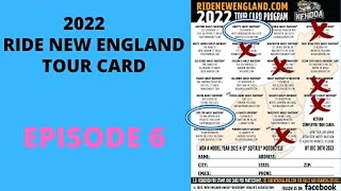 2022 RIDE NEW ENGLAND TOUR CARD - EPISODE 6