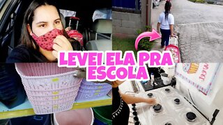 Vlog Do dia a dia/Passei muita roupa😰/levei minha filha na escola