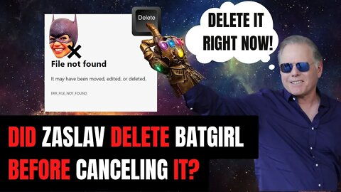 Batgirl Deleted Before Even Being Cancelled!?