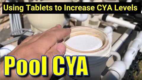 💦Pool Help 11 ● Adjust Cyanuric Acid CYA Level with Stabilized TriChlor Chlorine Tablets