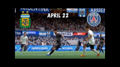 FIFA 22 | ARGENTINA VS PSG | PLAYSTATION GAMEPLAY | ONLINE / EN VIVO - APRIL 22 [0-6]