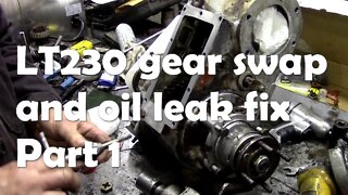 LT230. Changing the mainshaft gear and re sealing. Part 1