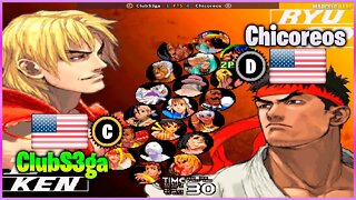 Street Fighter III 3rd Strike (ClubS3ga Vs. Chicoreos) [U.S.A Vs. U.S.A]