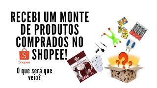 Mega Unboxing Shopee! Jogo do Mico, Cubo Tomada, Velas Rechaud, Cupcake Red Velvet e muito mais!