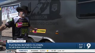 Rodeo clown spreads joy