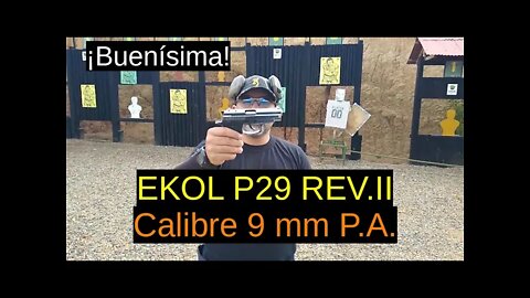 (Traumática) Ekol P29 Rev.II -Calibre 9 mm P.A. (9x22 mm P.A.)