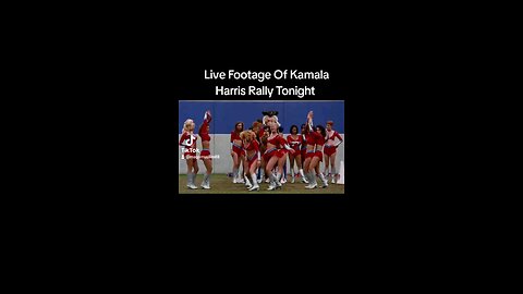 Live Footage Of Kamala Harris Rally