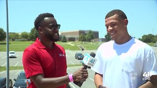 Chiefs WR Skyy Moore discusses training camp