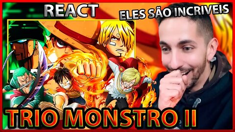[PARTE 2!?] REACT Trio Monstro Trap II 🏴‍☠️ (One Piece) l A Cara do Pirata l #SecondTime #Th3agu