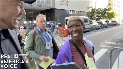 Joy Reid gets savagely trolled outside Trump trial courthouse – LOL!
