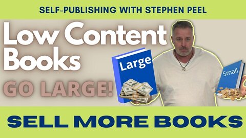 Low Content Book Sales Low? Going large could be the answer you've been looking for.