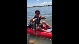 I love kayak fishing