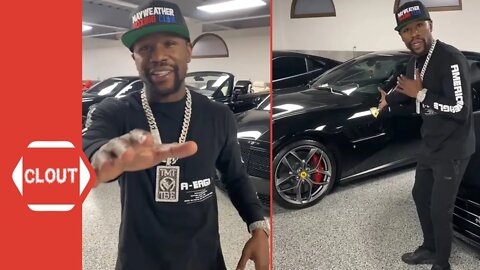 Floyd Mayweather Shows Off His All Black $20M Luxury Car Collection!