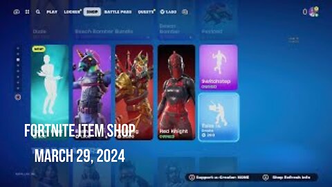 Fortnite Item Shop|March 29, 2024(*New* To the Beat Emote & Guardians of the Galaxy Pack)