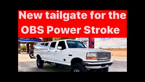 Building a new tailgate For the 1995 Ford Power Stroke truck.