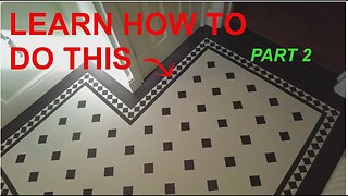 Laying complicated TILE patterns with LVT (PART 2)