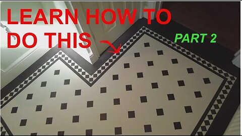 Laying complicated TILE patterns with LVT (PART 2)