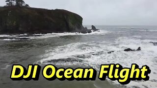 Dji Flight over the ocean Mavic mini se