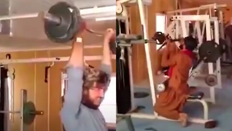 The Taliban Hit The Gym As They Take Over The Presidential Palace