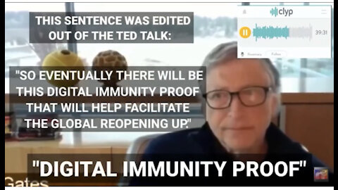 TSVN240 1.2022 Bill Gates Digital Immunity Proof From Ted Talk