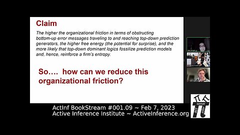 Active Inference BookStream #001.09 ~ "Governing Continuous Transformation"