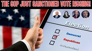 The GOP Just 100% Enabled Vote Rigging! See The Truth!