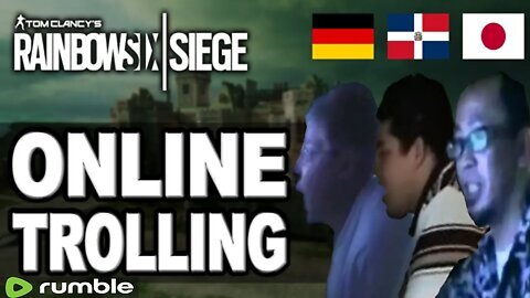 Angry German, Dominican, and Japanese Kid Play Rainbow Six Siege (Soundboard Trolling)