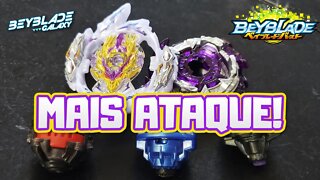 Mais ataque para o RAGE LONGINUS! - Beyblade Burst ベイブレードバースト